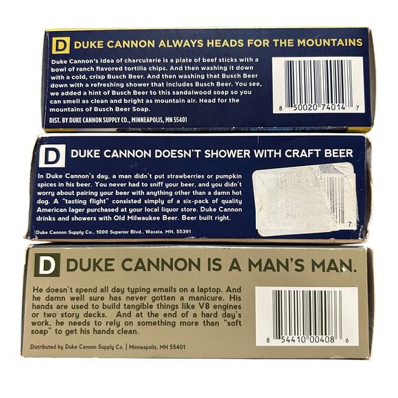 Duke Cannon Big Brick of Soap Bar Variety-Pack Masculine Scents, 10 oz Pack Of 3 - Picture 3 of 3